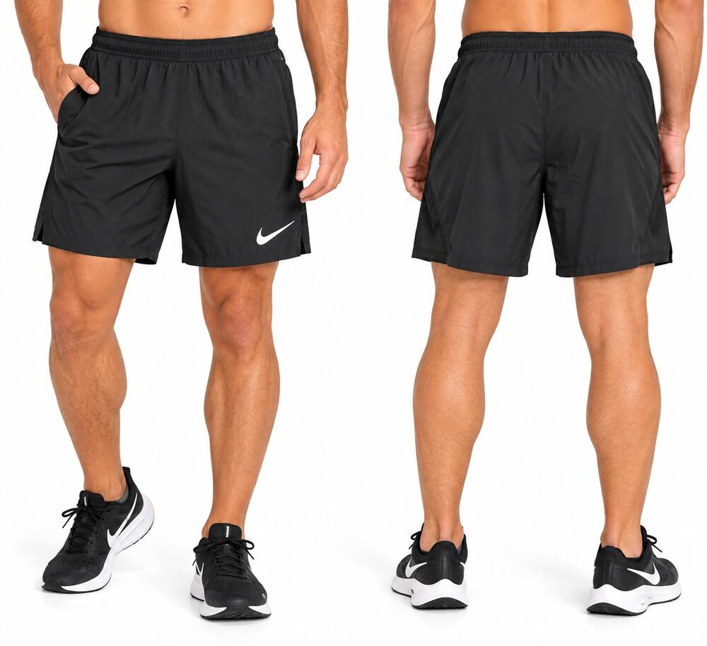 Nike Dri-FIT Men's Running Shorts Size M Black Athletic Gym Training